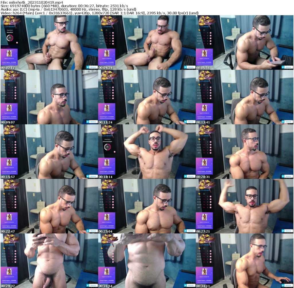 Preview thumb from mikehotk on 2023-11-02 @ chaturbate