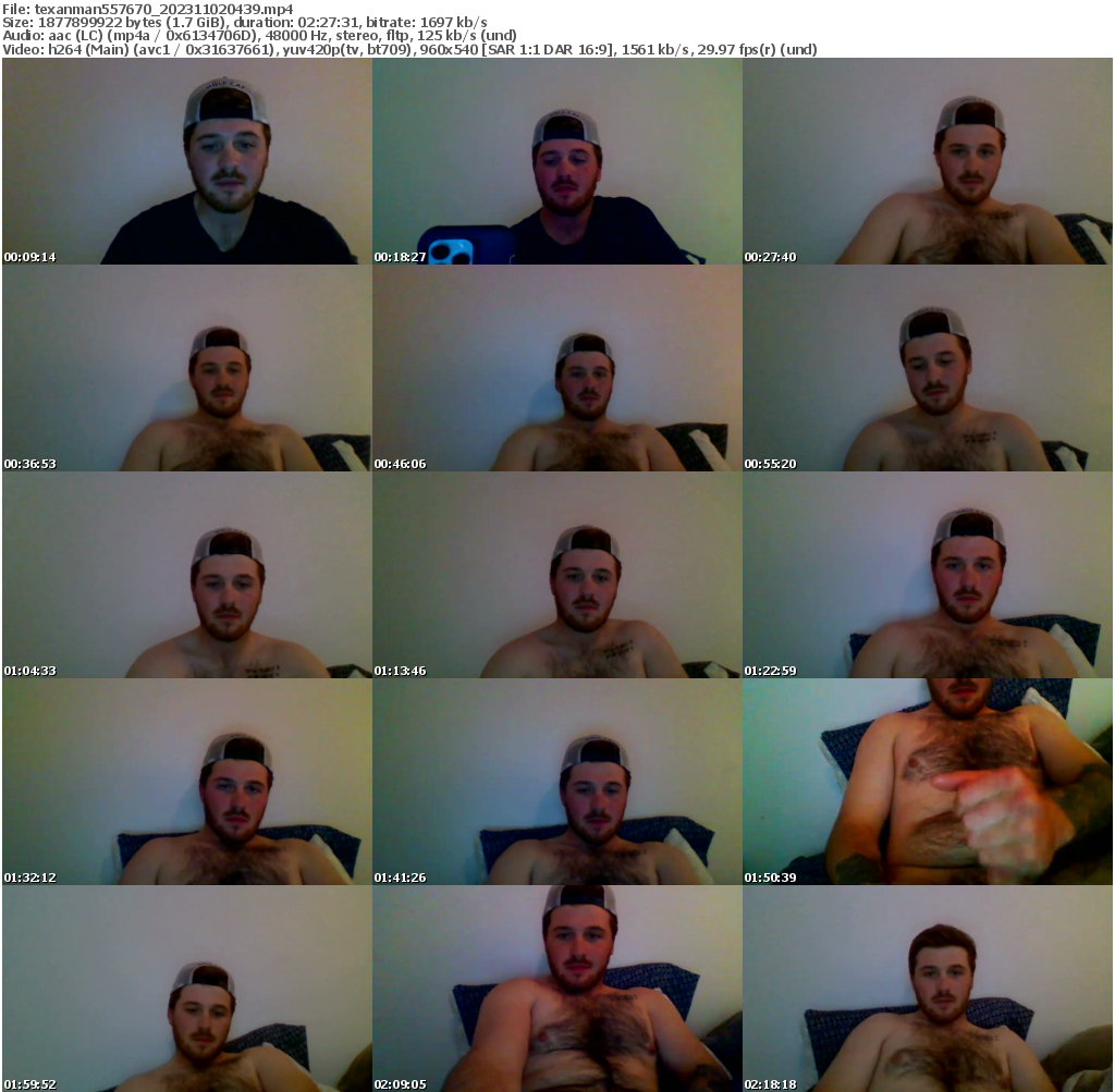 Preview thumb from texanman557670 on 2023-11-02 @ chaturbate