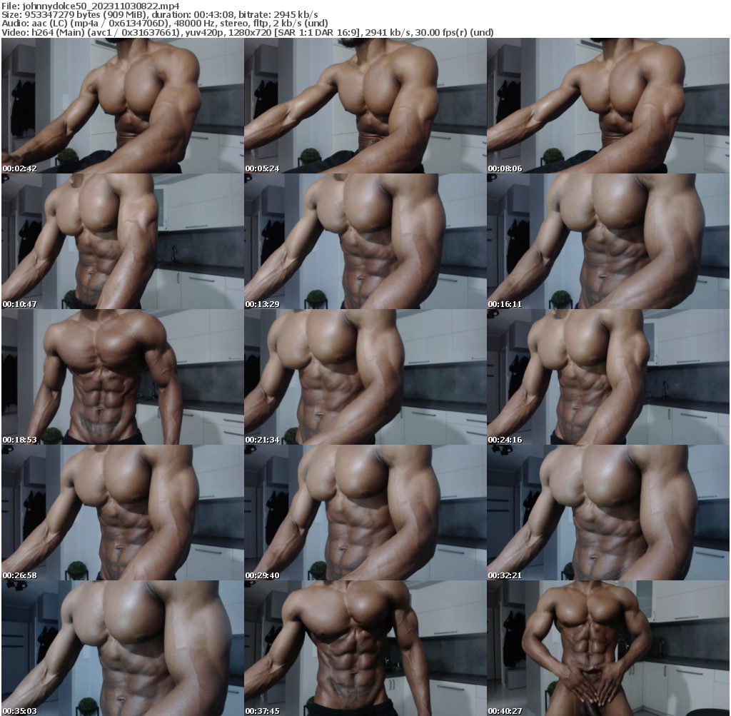Preview thumb from johnnydolce50 on 2023-11-03 @ chaturbate