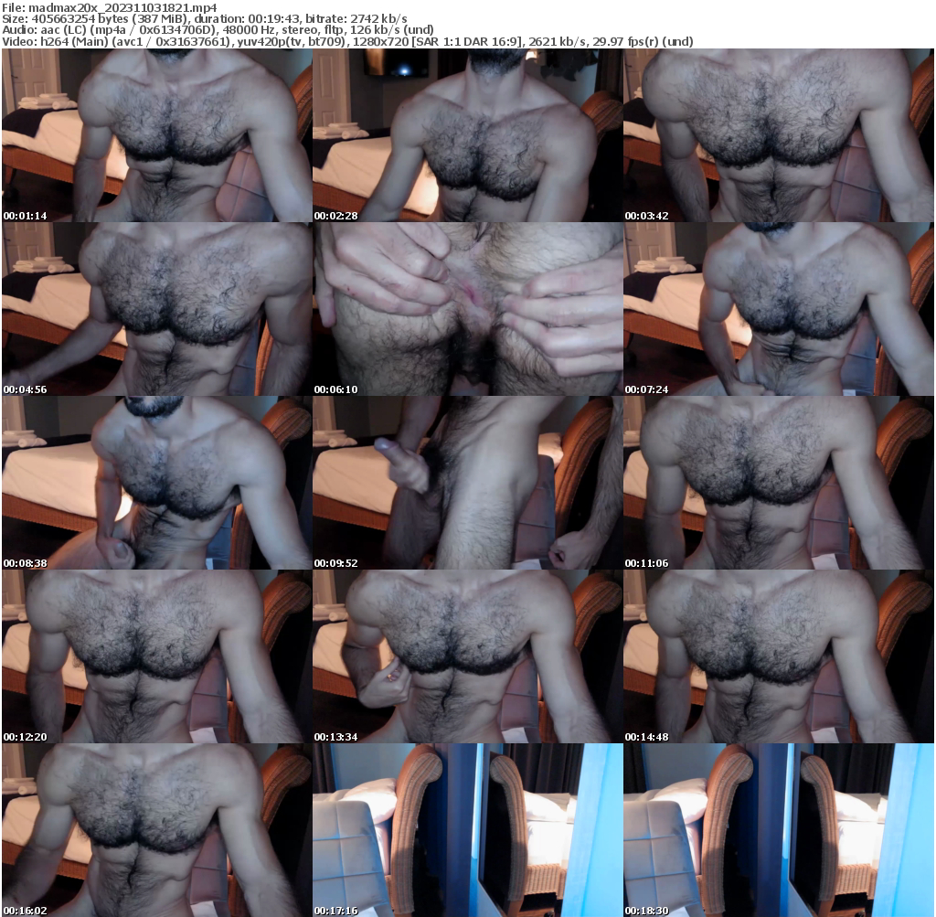 Preview thumb from madmax20x on 2023-11-03 @ chaturbate