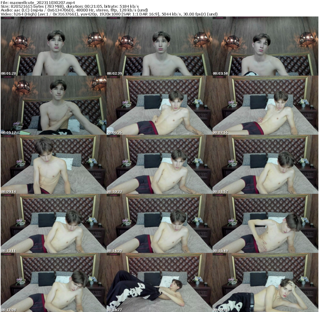 Preview thumb from maxwellcute on 2023-11-03 @ chaturbate