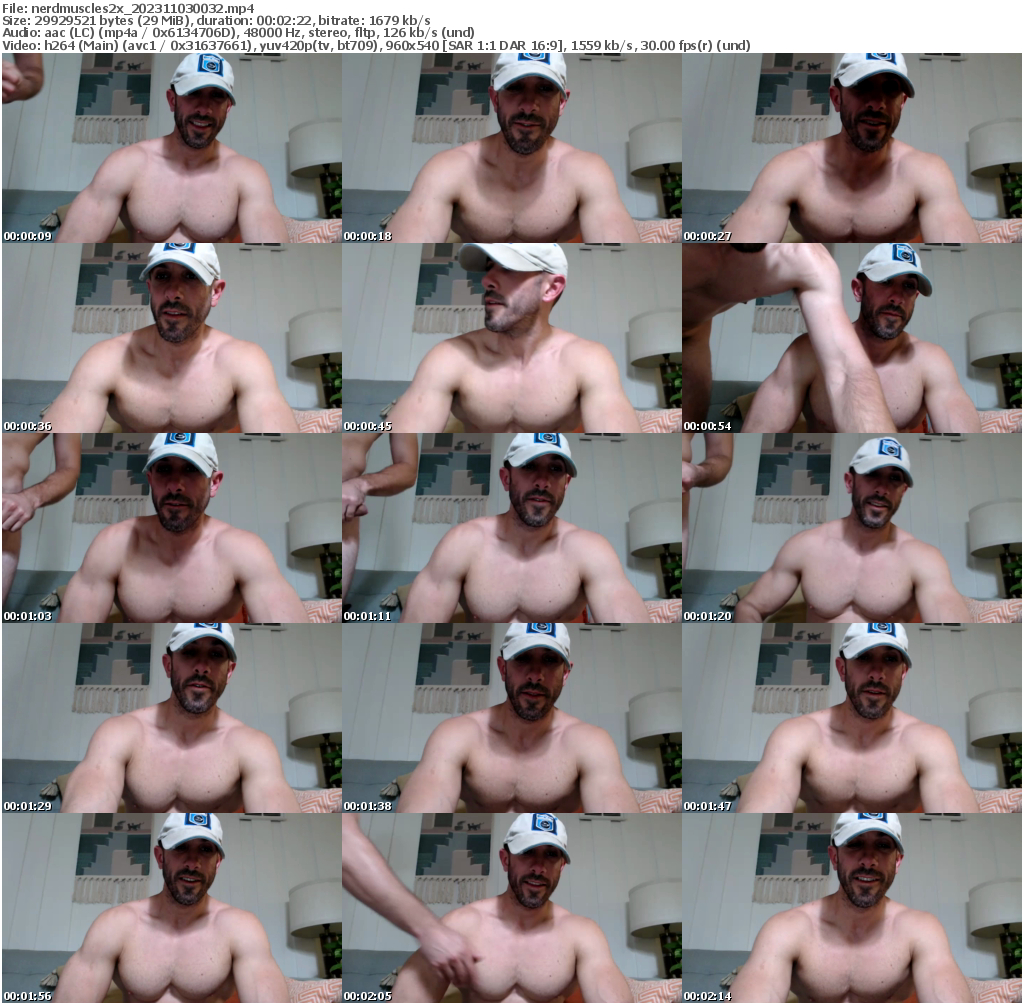 Preview thumb from nerdmuscles2x on 2023-11-03 @ chaturbate