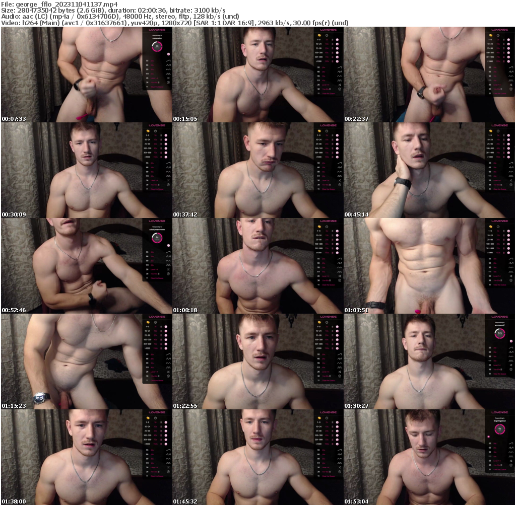 Preview thumb from george_fflo on 2023-11-04 @ chaturbate