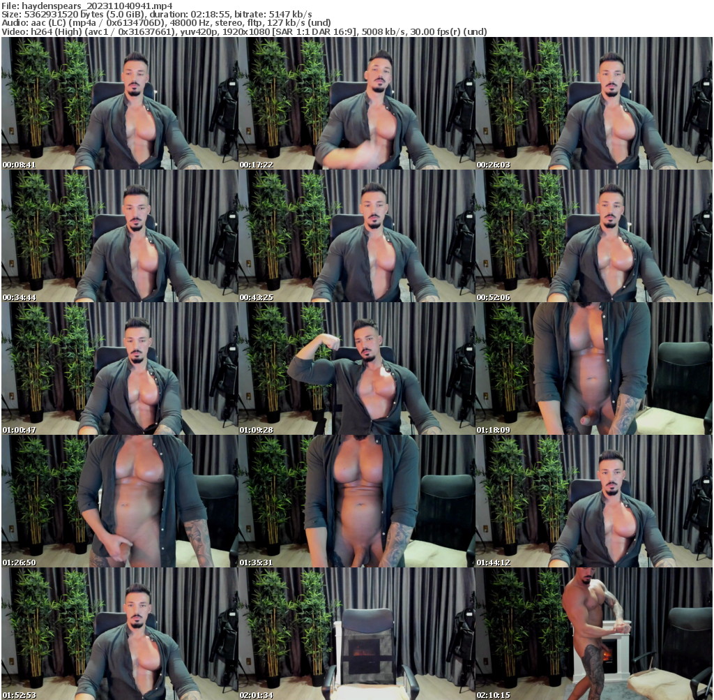 Preview thumb from haydenspears on 2023-11-04 @ chaturbate