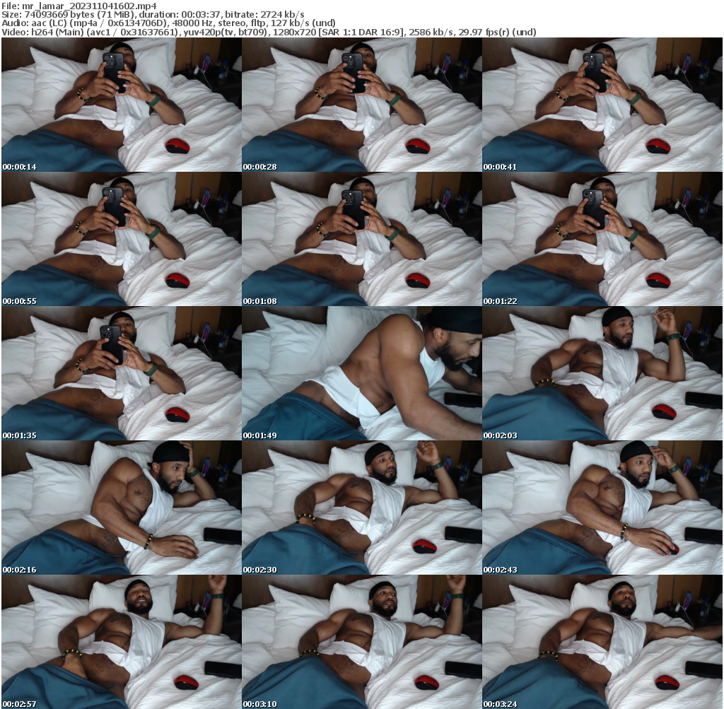 Preview thumb from mr_lamar on 2023-11-04 @ chaturbate