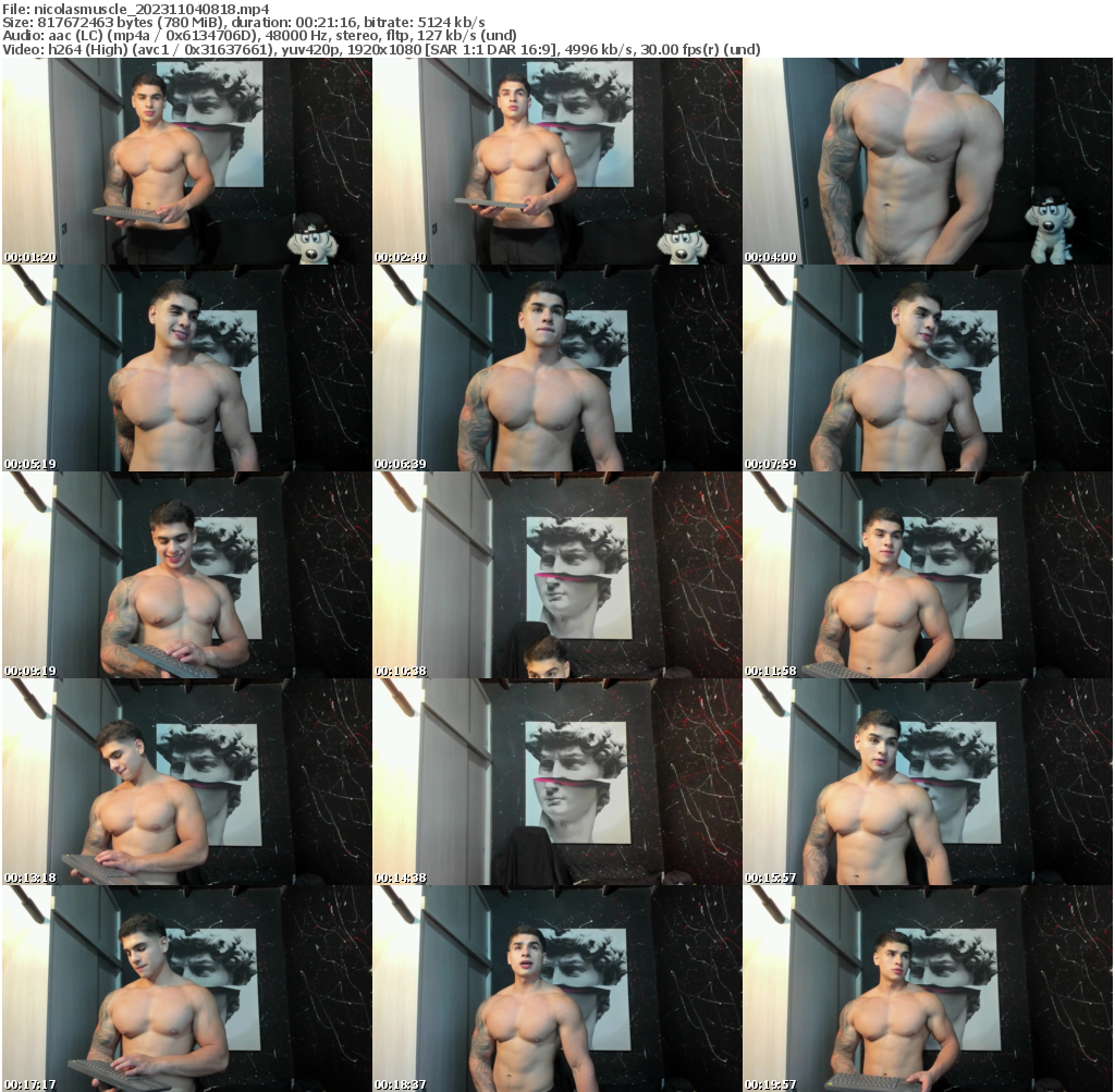 Preview thumb from nicolasmuscle on 2023-11-04 @ chaturbate