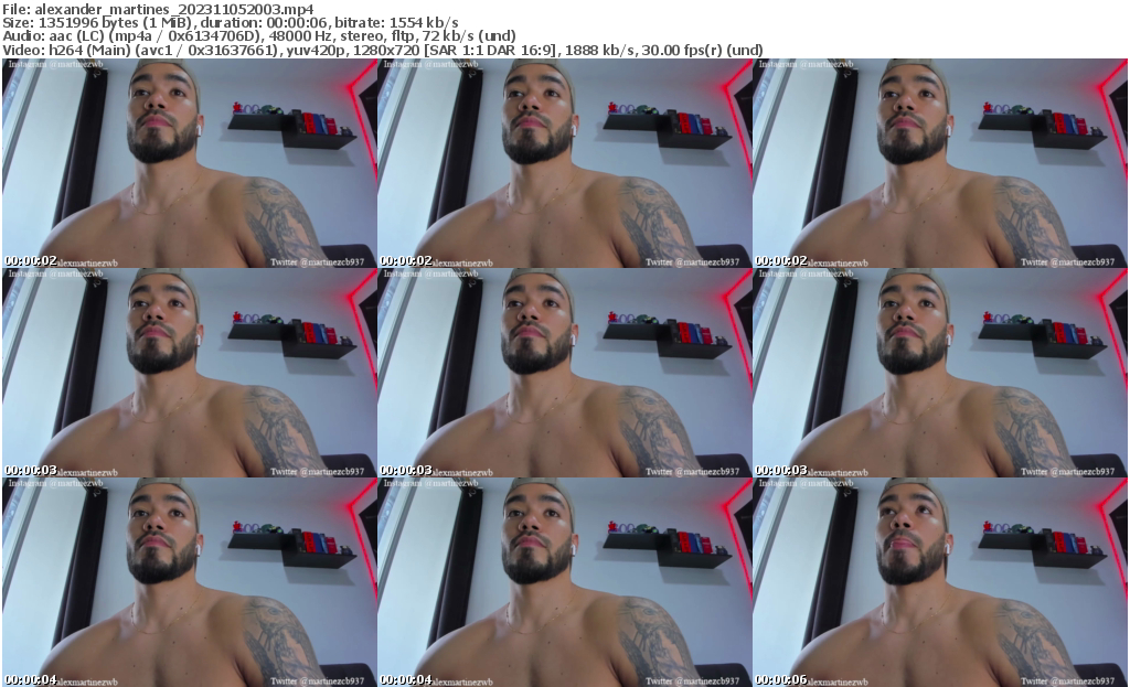 Preview thumb from alexander_martines on 2023-11-05 @ chaturbate