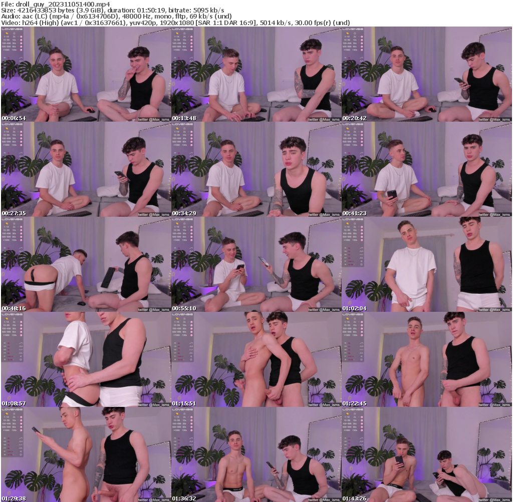 Preview thumb from droll_guy on 2023-11-05 @ chaturbate
