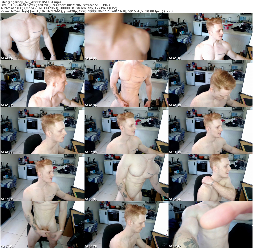 Preview thumb from gingerboy_69 on 2023-11-05 @ chaturbate