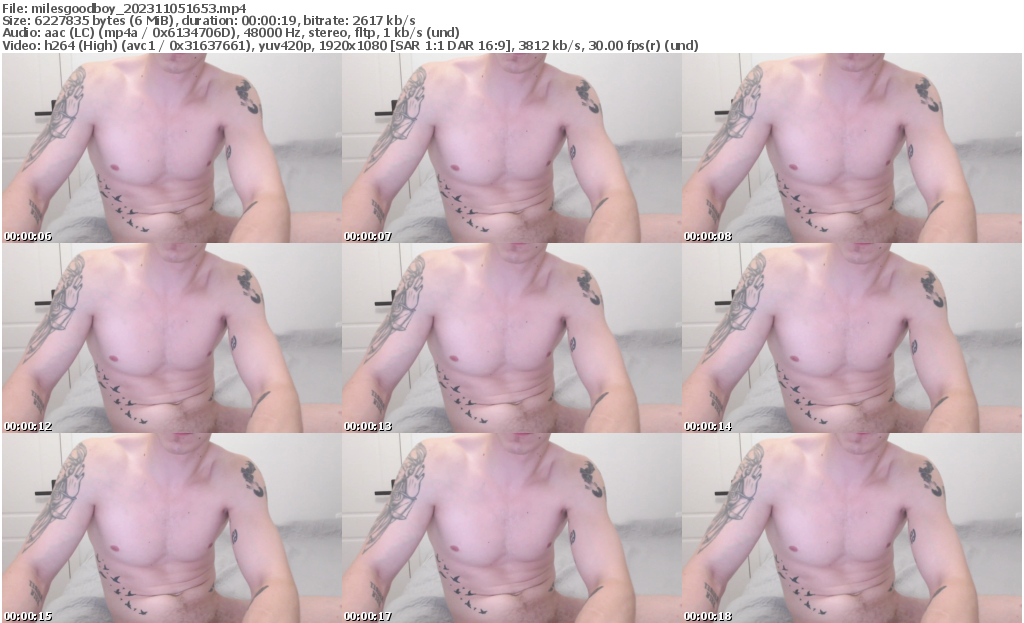 Preview thumb from milesgoodboy on 2023-11-05 @ chaturbate