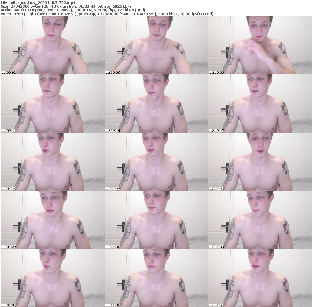 Preview thumb from milesgoodboy on 2023-11-05 @ chaturbate