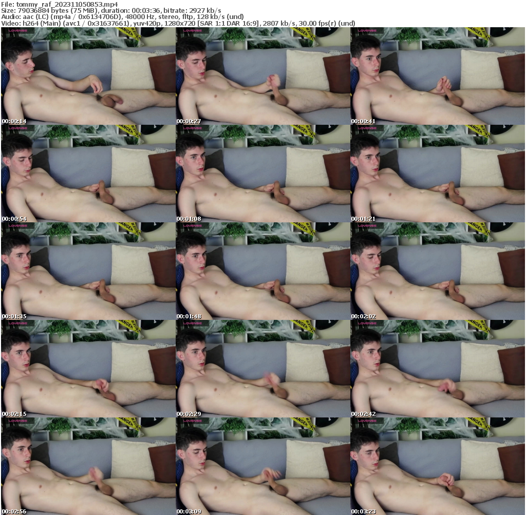 Preview thumb from tommy_raf on 2023-11-05 @ chaturbate
