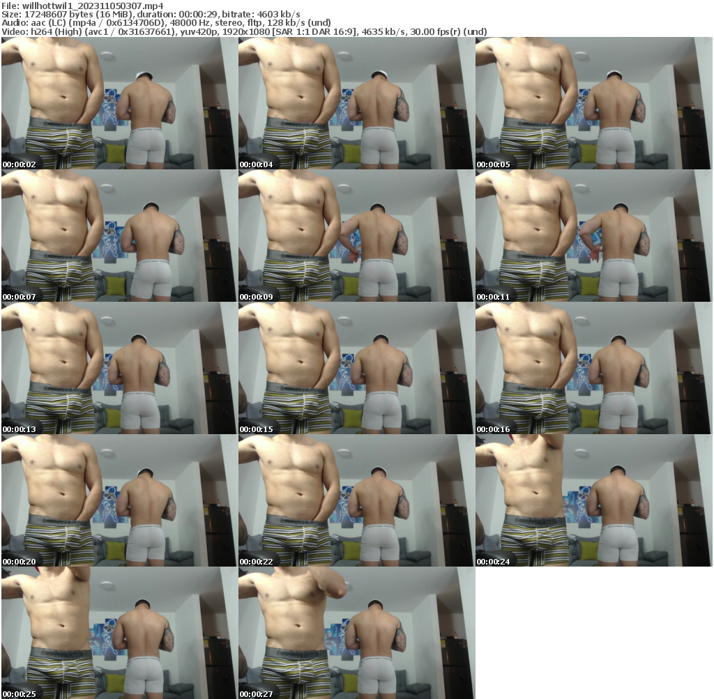 Preview thumb from willhottwil1 on 2023-11-05 @ chaturbate