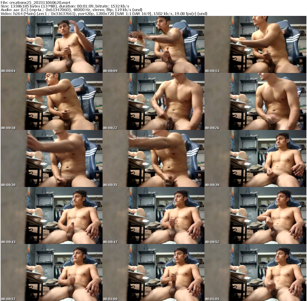 Preview thumb from creationx25 on 2023-11-06 @ chaturbate